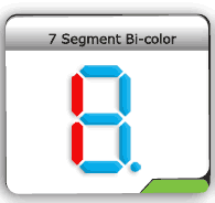 7 Segment Bi-color